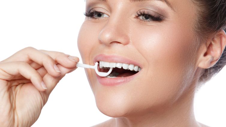 fio dentário para medir stress